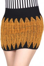Orange Winter Skirt